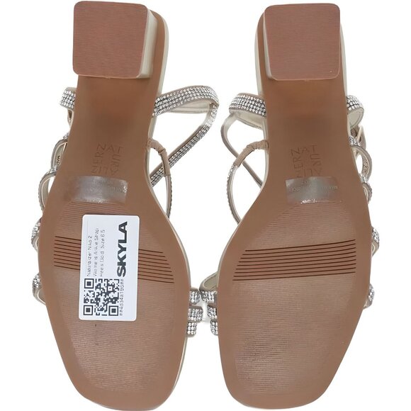 Naturalizer Niko 2 Women's Gold Ankle Strap Heels Size 6.5 - Picture 6 of 6